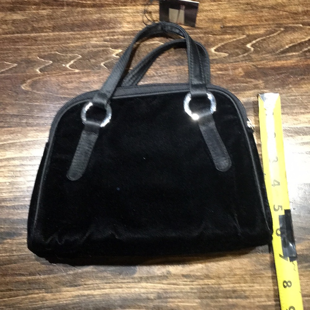 Black velvet Victoria Secret hand bag